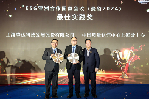 中国质量认证中心上海分中心受邀参加上海品牌“走出去”暨2024第17、18届“上海之帆”经贸(人文)交流项目颁奖典礼1