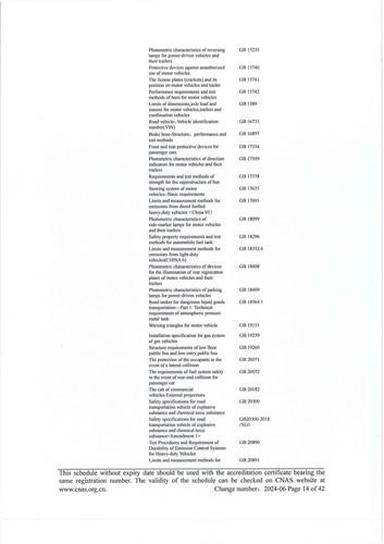 CNAS认可证书业务范围附件英文 (14)