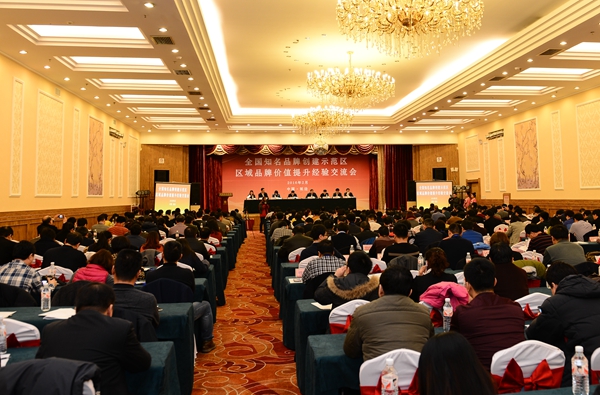 中心首次颁发国内区域品牌价值评价证书