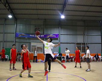 上海分中心联合中认尚动、中认尚科与罗克韦尔自动化有限公司举办篮球友谊共建赛