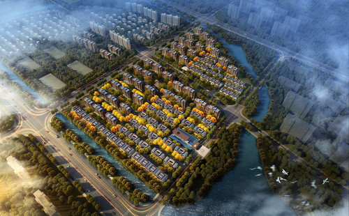 获得认证的九里香堤项目规划图