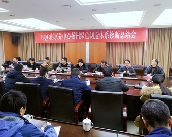 南京分中心举办扬州市绿色制造体系诊断总结会
