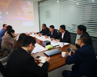 青岛分中心与山东智慧厨电创新产业园开展业务洽谈