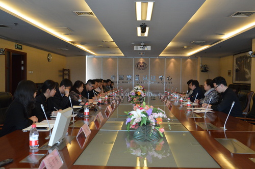 中国认证认可协会认证人员能力评价中心主任徐德峰一行来中心调研1