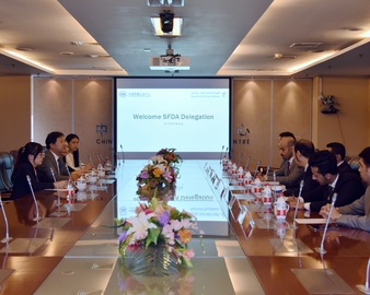 沙特食药局及食药大会组委会到访中心