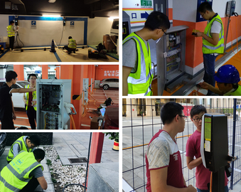 中心开展“中非合作论坛北京峰会”重点区域充电设施安全检查工作