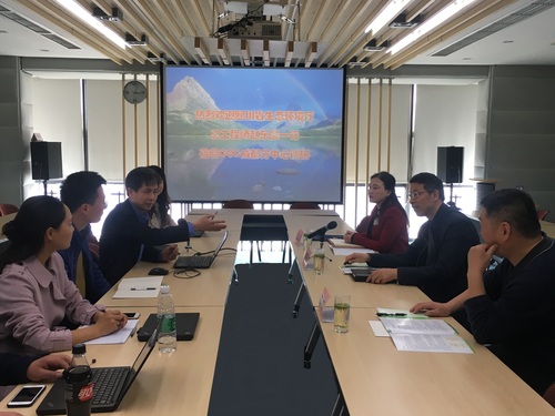 四川省生态环境厅领导到成都分中心考察调研