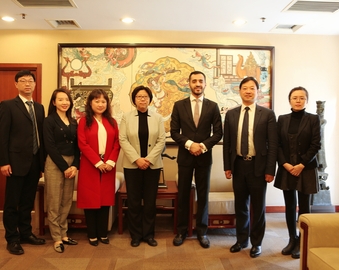 认证服务“一带一路”建设 我们在行动——中检集团副总裁、中心主任陆梅会见沙特驻华使馆商务参赞一行