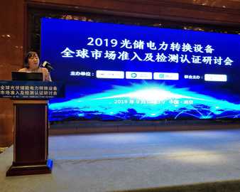 中心成功组织召开光储电力转换设备全球市场准入及检测认证研讨会