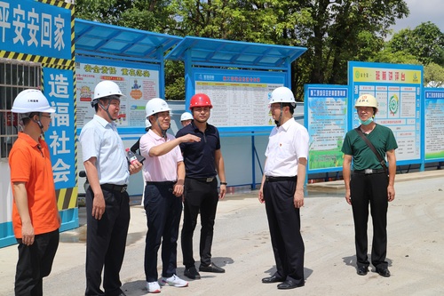 程书记到施工现场调研指导基建工作