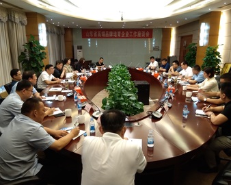 推动品牌战略  服务区域发展——青岛分中心受邀参加山东省高端品牌培育企业工作座谈会
