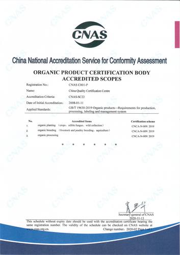 有机业务范围-英文