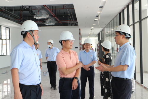 中国质量认证中心领导深入中山基建项目建设工地检查指导工作2 中国质量认证中心领导深入中山基建项目建设工地检查指导工作2