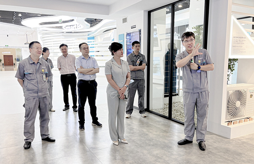 青岛分中心走访青岛海信日立空调系统有限公司2