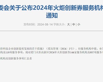 中国质量认证中心顺利通过“火炬创新券服务机构”认定