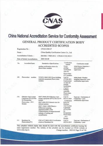 CNAS认可证书业务范围附件英文 (52)