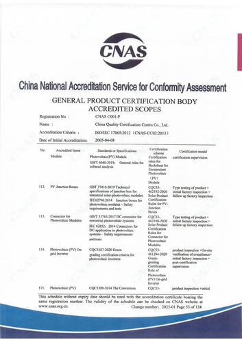 CNAS认可证书业务范围附件英文 (53)