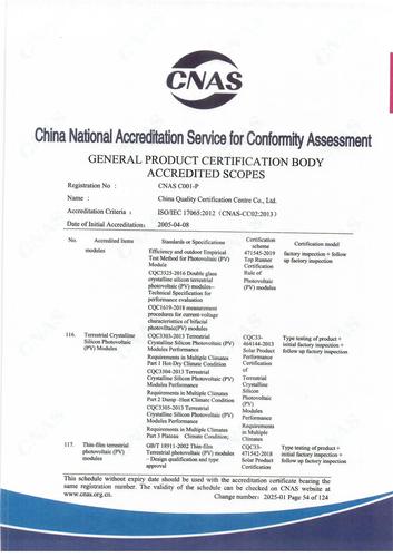 CNAS认可证书业务范围附件英文 (54)