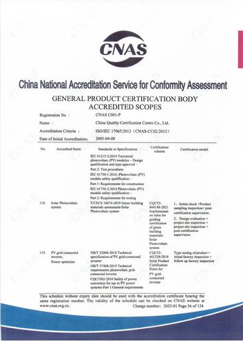 CNAS认可证书业务范围附件英文 (56)