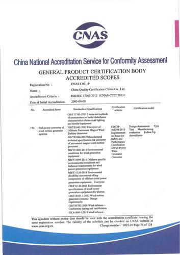 CNAS认可证书业务范围附件英文 (76)