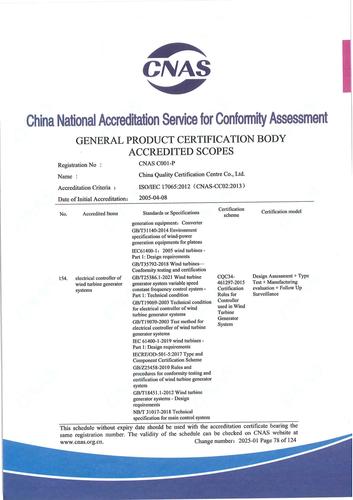 CNAS认可证书业务范围附件英文 (78)