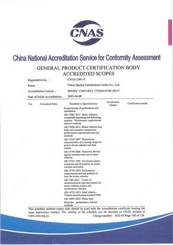 CNAS认可证书业务范围附件英文 (108)