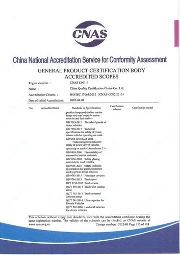 CNAS认可证书业务范围附件英文 (115)