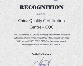 中国质量认证中心与哥伦比亚合格评定服务商NYCE Colombia S.A.S签署合作协议